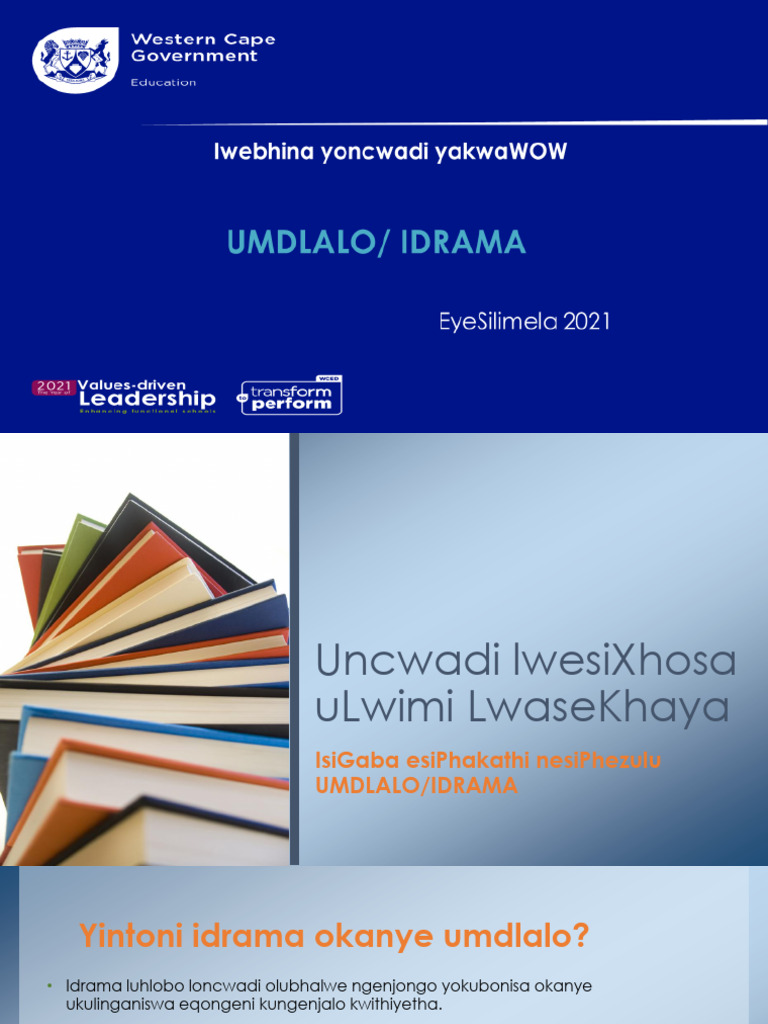 Iindidi Zedrama Nezakhono Zazo | PDF