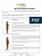 Measuring and Using Crutches Guide