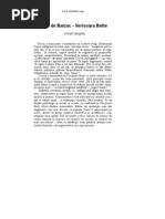 Honore de Balzac - Verisoara Bette | PDF