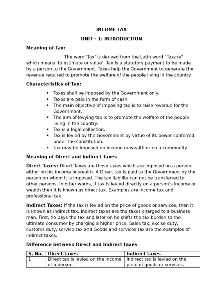 Understanding Income Tax Basics | PDF | Taxes | Direct Tax