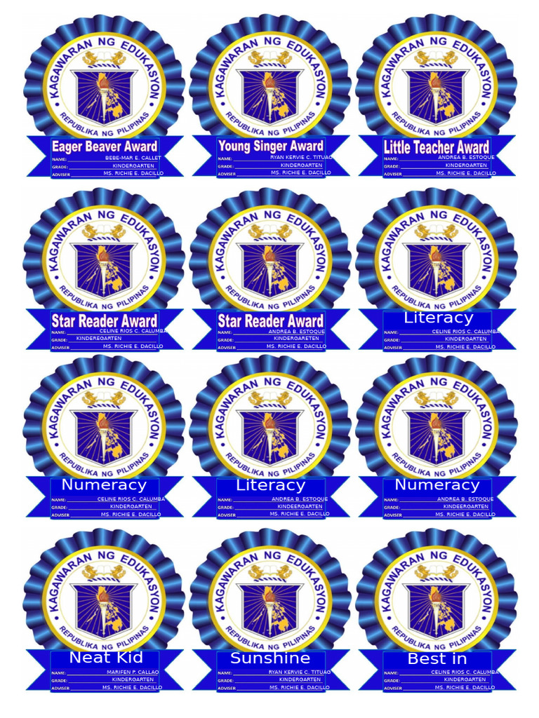 Kinder Ribbons | PDF