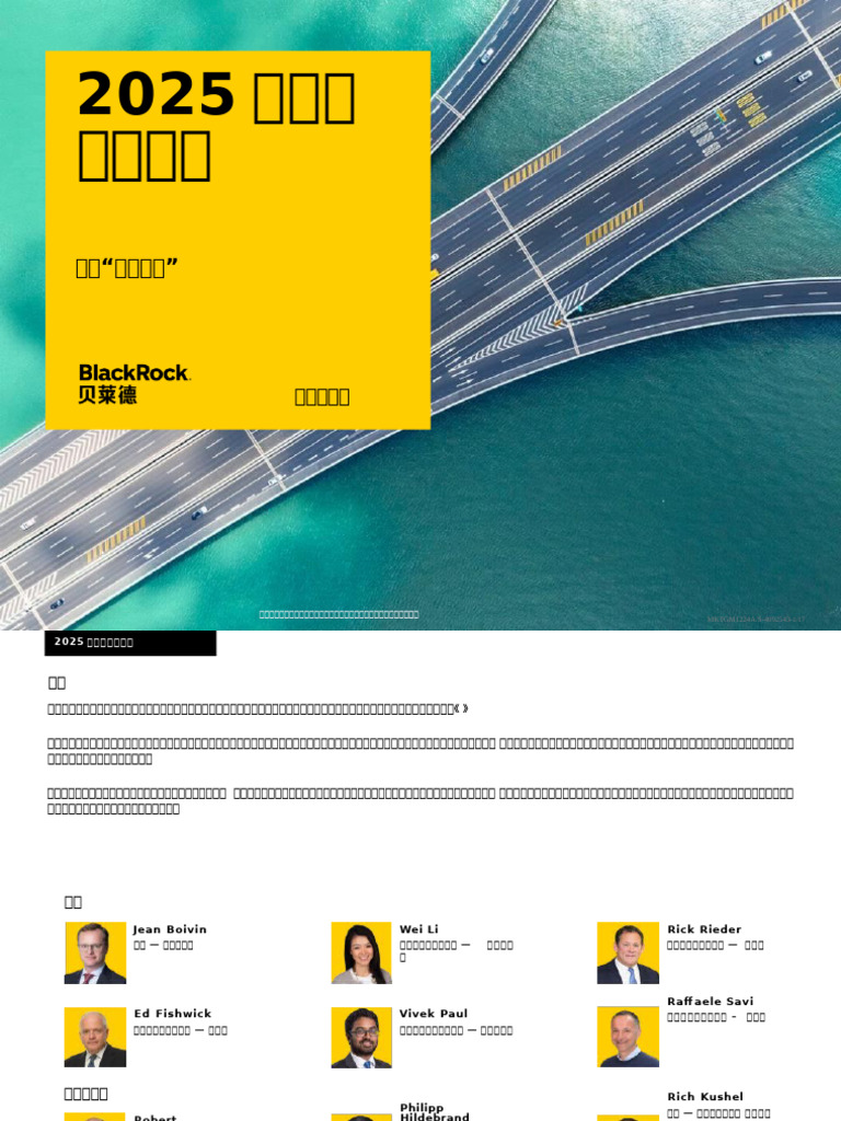 贝莱德】2025年全球投资展望20241230 | PDF