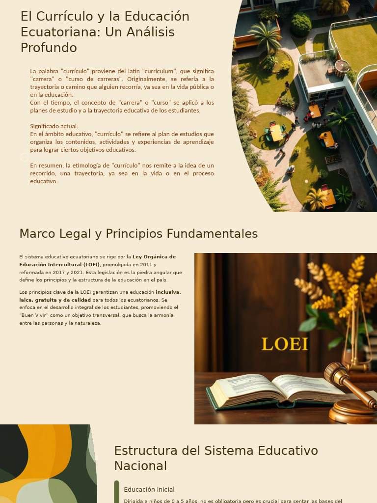 Análisis del Currículo Educativo en Ecuador | PDF | Plan de estudios ...