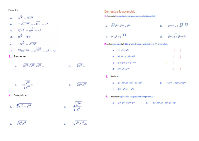 Propiedades De Radicacion Pdf