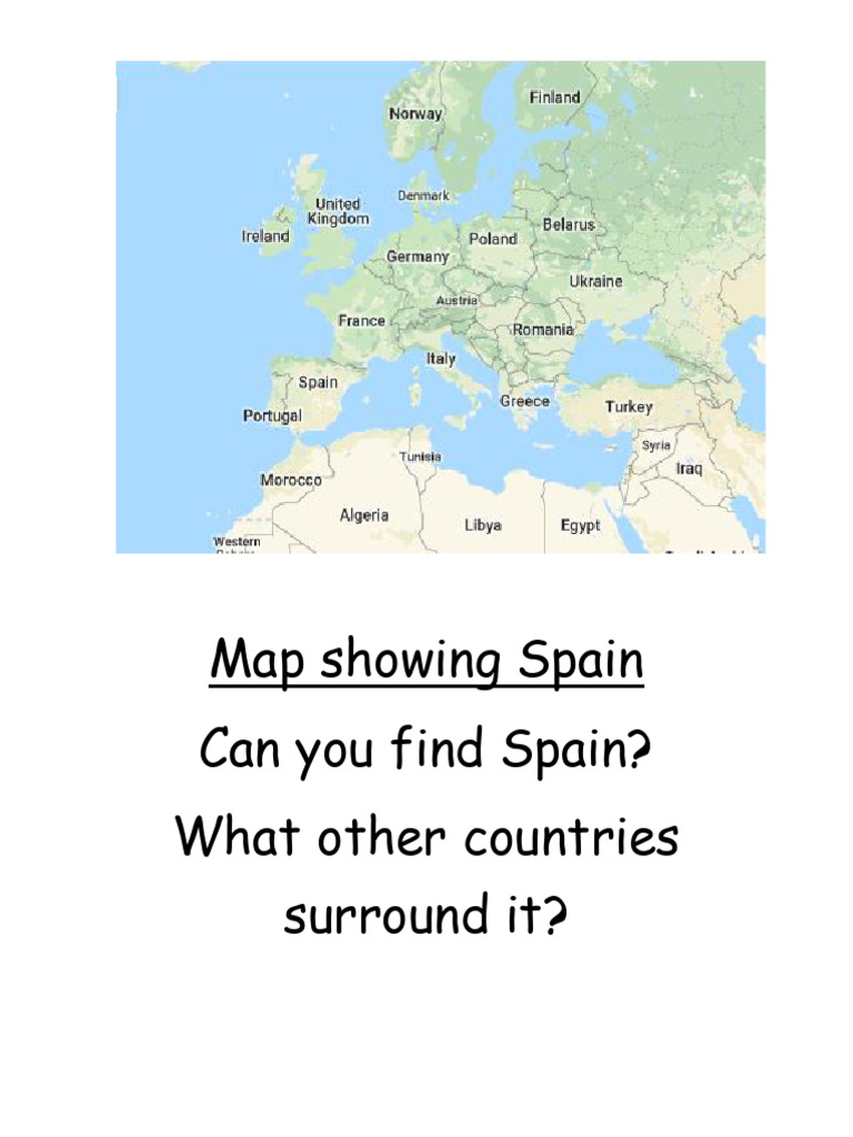 Map of Spain | PDF