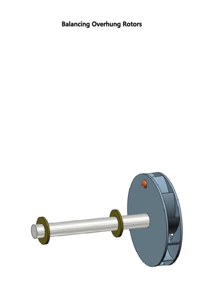 Overhung Rotor Balancing Techniques | PDF | Weight
