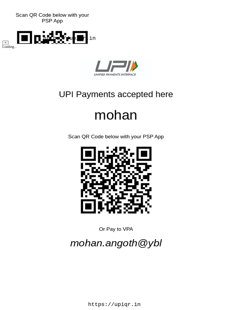 MOHAN Universal Paytm Code | PDF