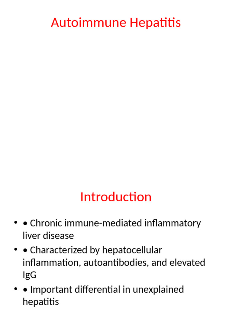Understanding Autoimmune Hepatitis | PDF | Hepatitis | Autoimmune Disease