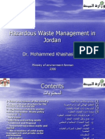 Hazardous Waste Management in Jordan