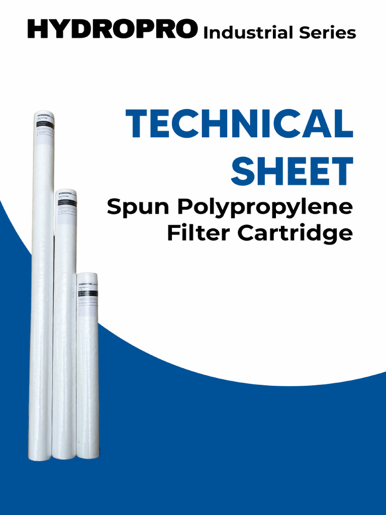 Brosur - Hydropro Industrial Cartridge | PDF