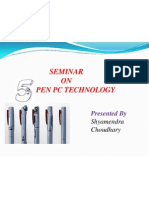 Seminar ON Pen PC Technology: Presented by
