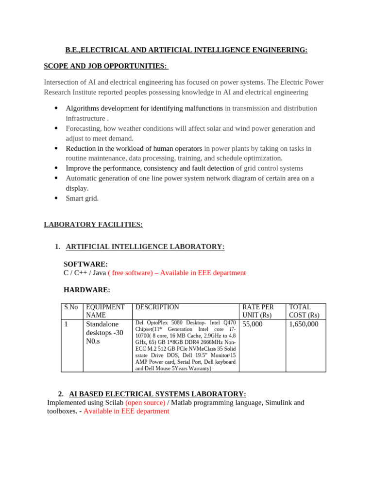 AI in Electrical Engineering Careers | PDF