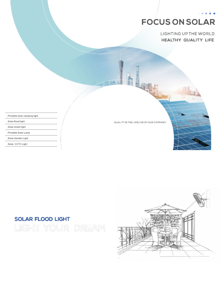 Portable Solar Lighting Solutions | PDF | Lighting | Components
