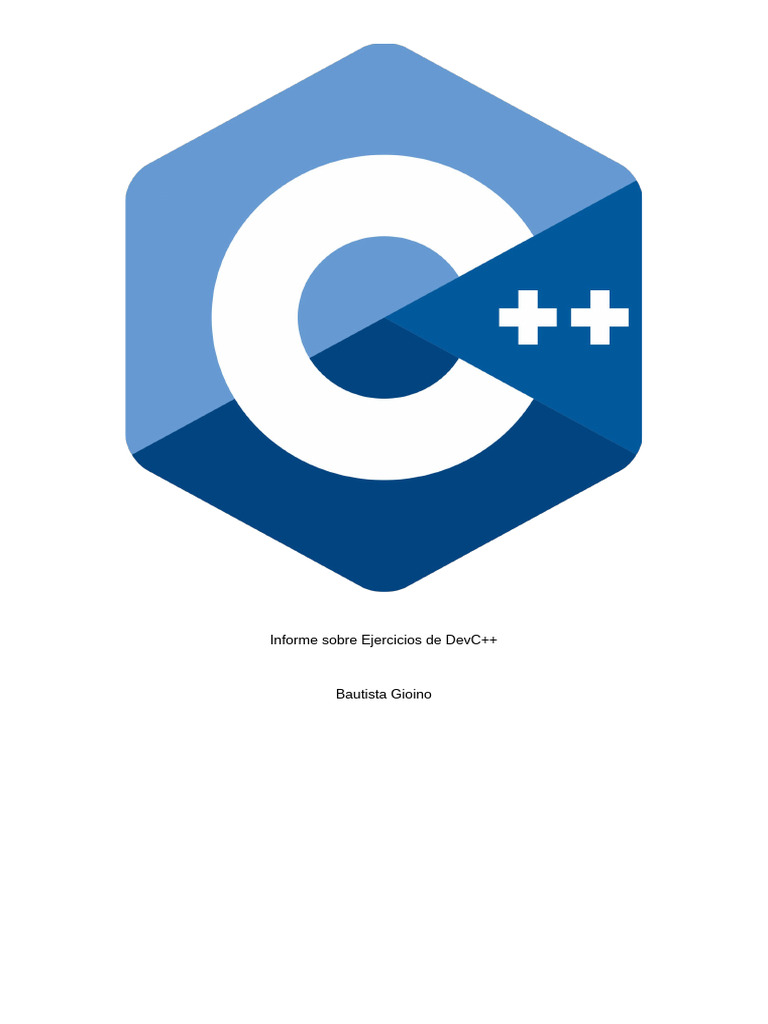 Informe de Programas DEVC++ Bautista Gioino | PDF | Programación de ...