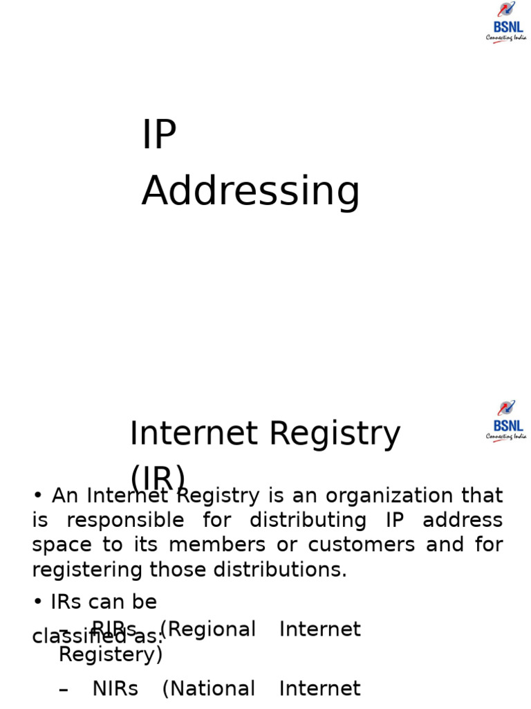 Understanding IP Addressing and Registries | PDF | Ip Address | I Pv6