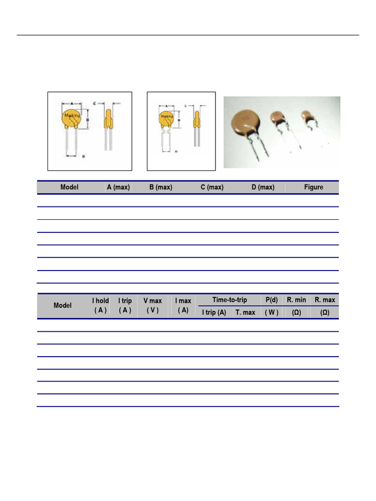 RF60-075 Resettable Fuse Crossover | PDF | Electronics | Power Electronics
