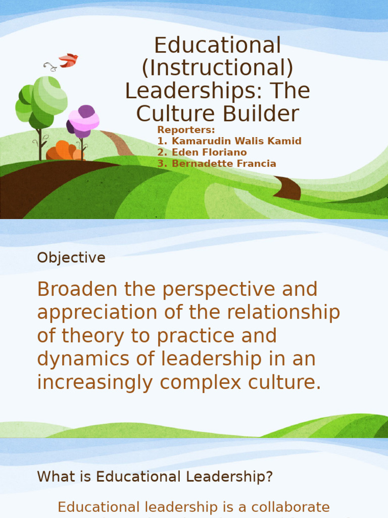Educational (Instructional) Leaderships | PDF | Teachers | Leadership