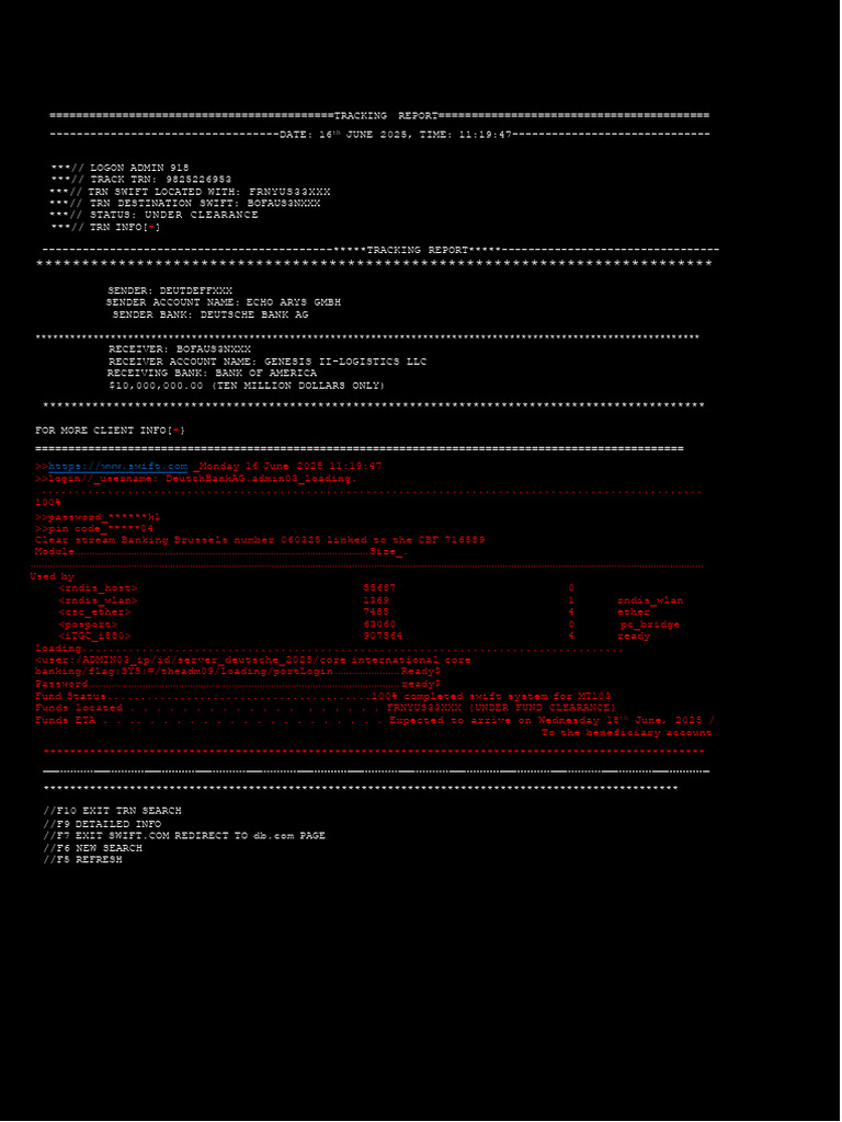 10 Mil Tracking Report Usa | PDF