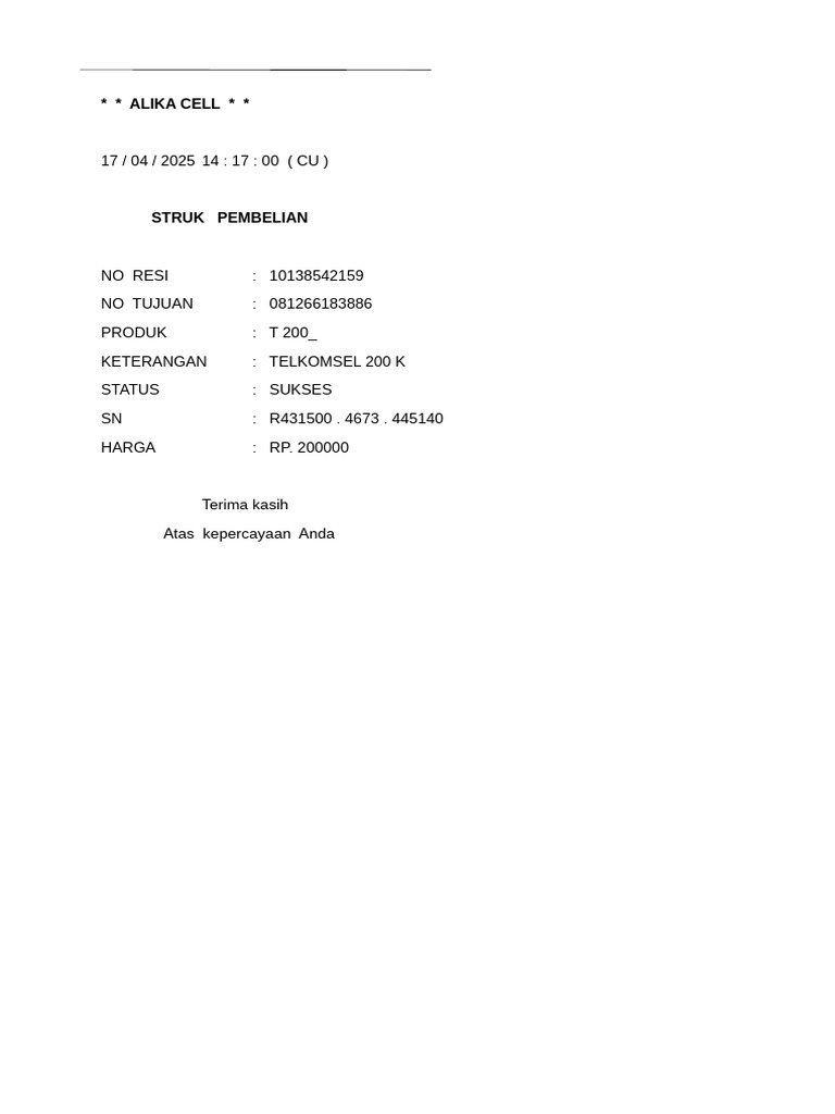 Alika Cell Noli | PDF