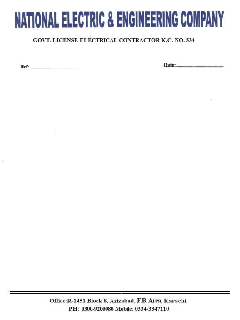 Nec Letter Head PDF | PDF