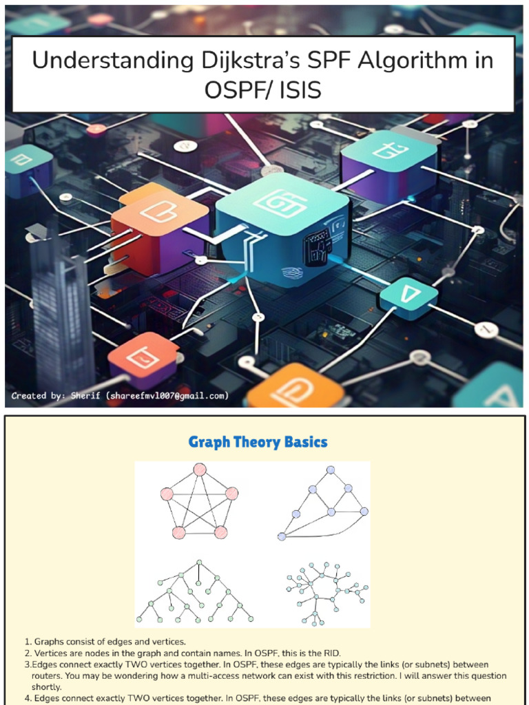 OSPF ISIS Dijikstra Algorithm Explained 1749808436 | PDF