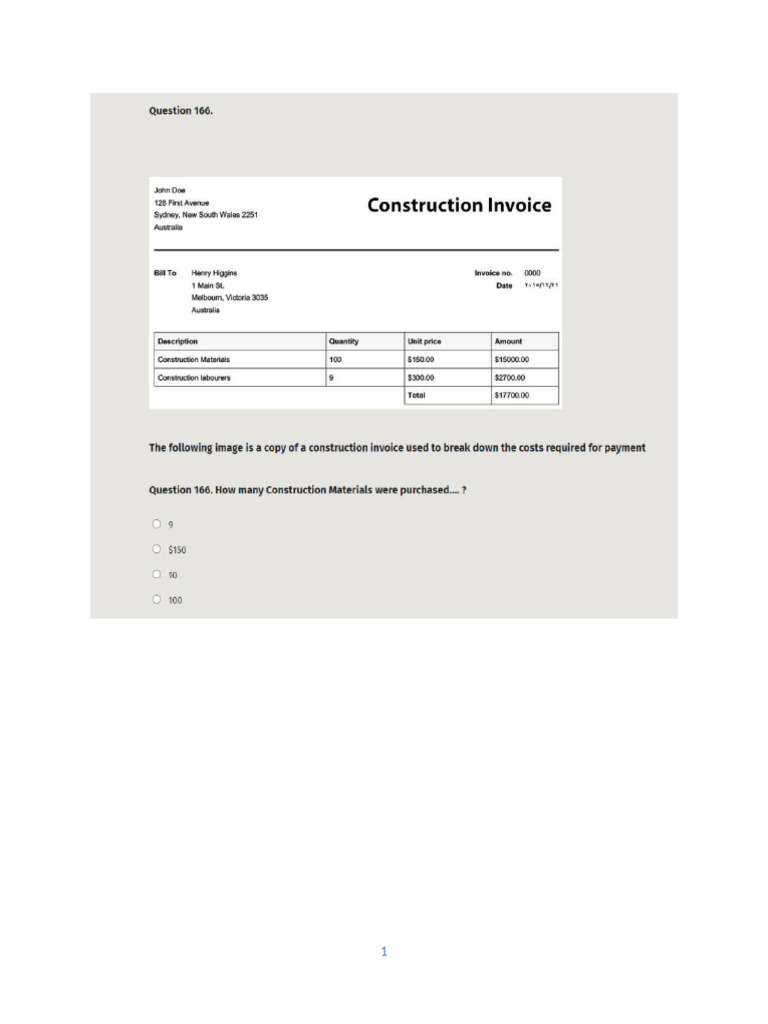 OLNA Reading Practice Questions 2 | PDF