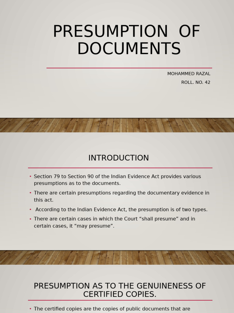 Evidence | PDF