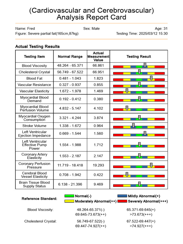 Cardiovascular Health Analysis Report | PDF | Lung | Liver