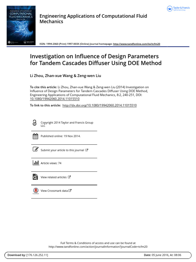 2014-Investigation On Influence of Design Parameters For Tandem ...