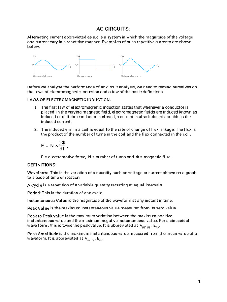 Power Factor of AC Circuit Analysis | PDF | Electrical Impedance | Inductor