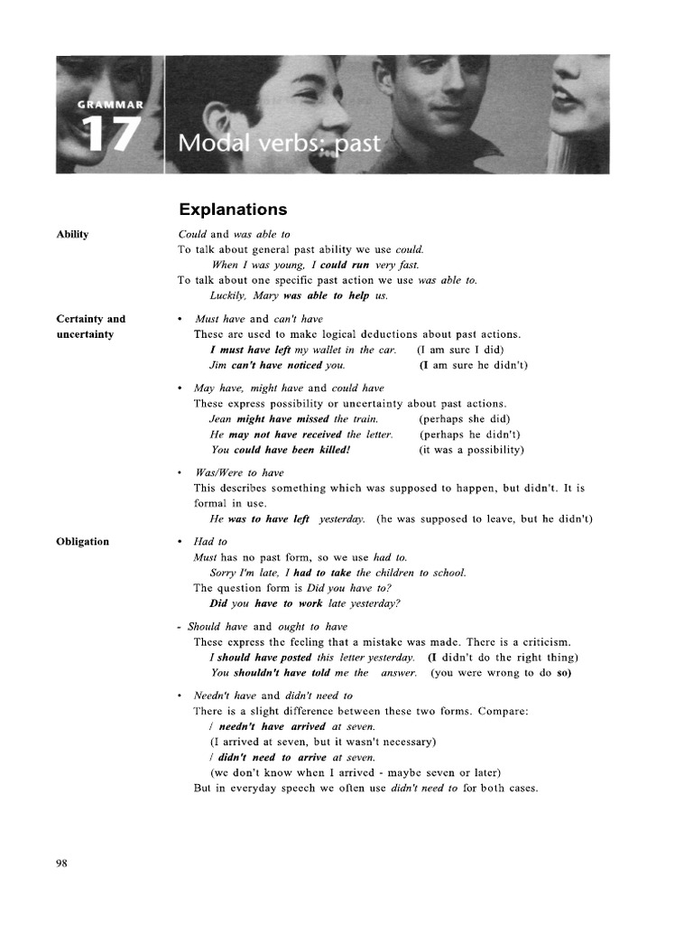 Perfect Modals | PDF