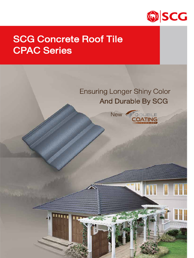 SCG Concrete Roof Tile CPAC Catalog English | PDF