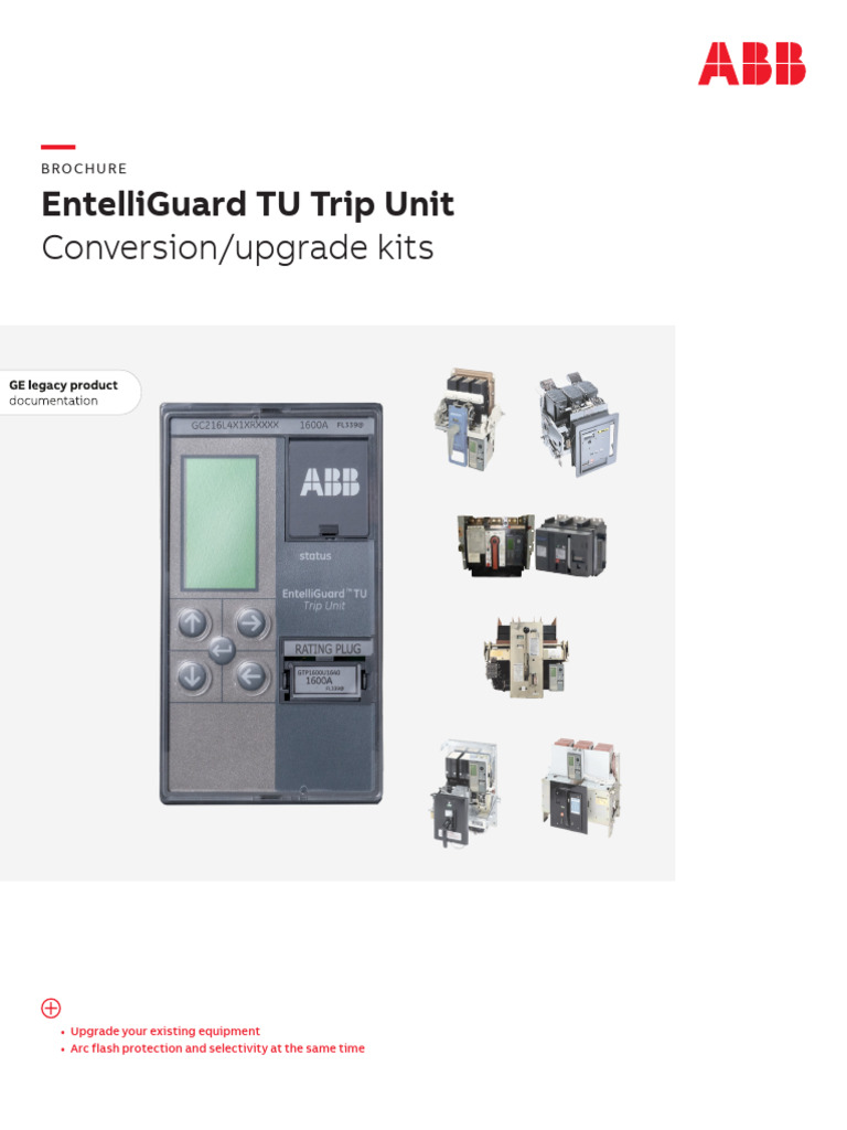 EntelliGuard TU Trip Unit Upgrade Kits | PDF | Power Supply | Fuse ...