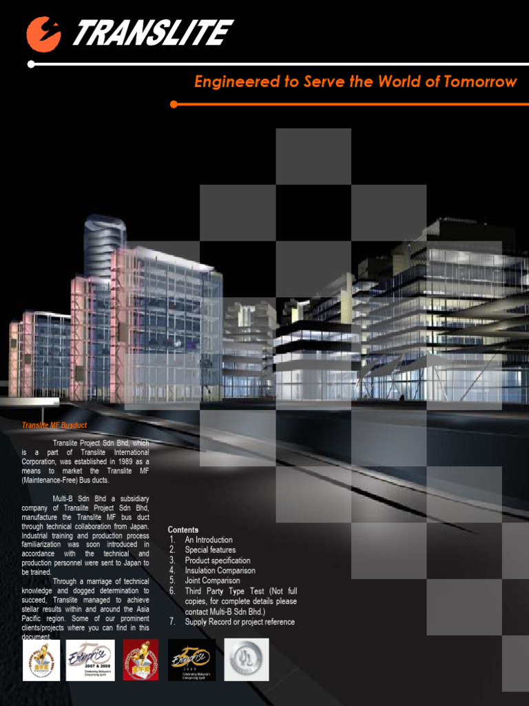 Translite Busduct System | PDF | Epoxy | Insulator (Electricity)