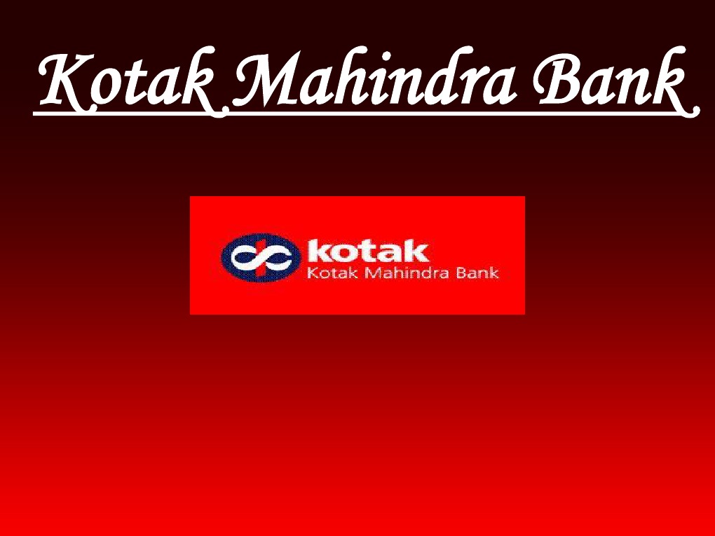 An Overview of Loan Products Offered by Kotak Mahindra Bank PDF