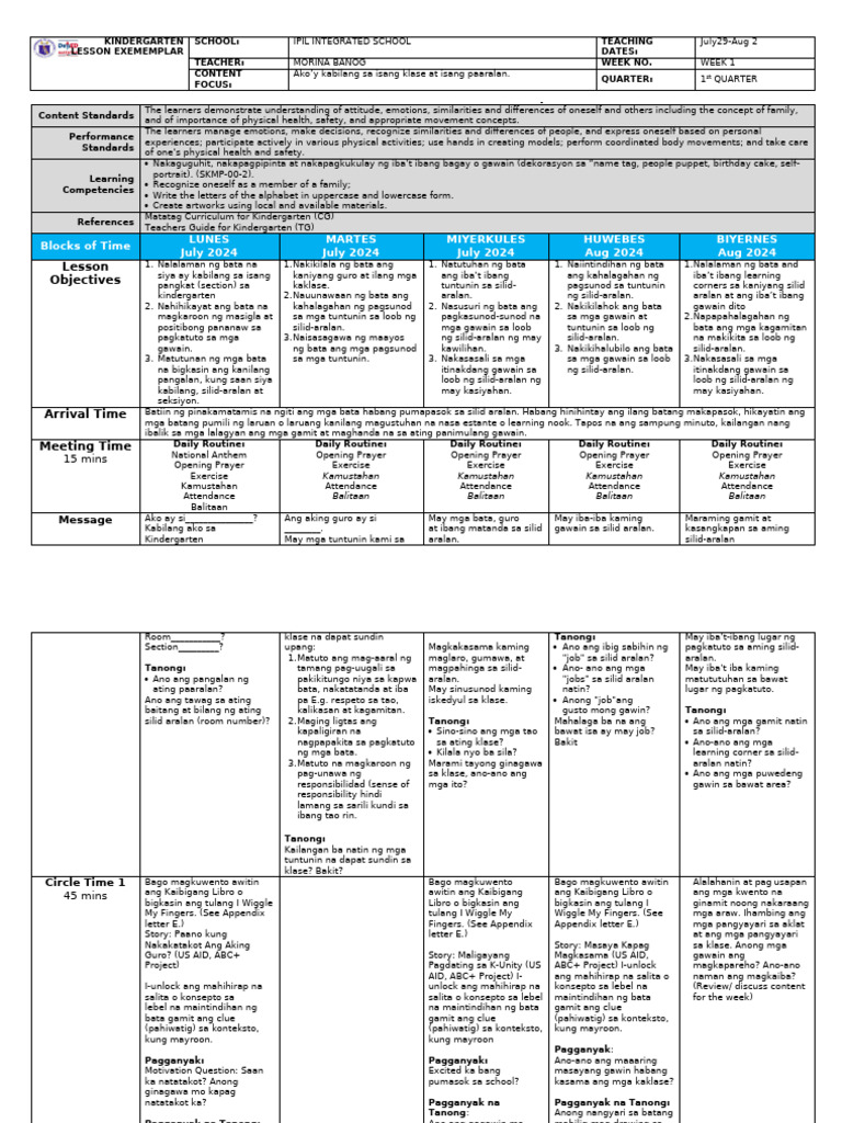 Contextualized Matatag | PDF