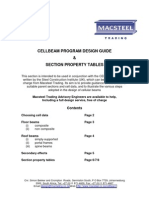 Cellbeam Program Design Guide & Section Property Tables