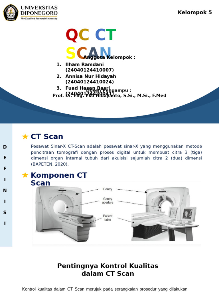 Kelompok 5 - Qc Ct Scan | PDF