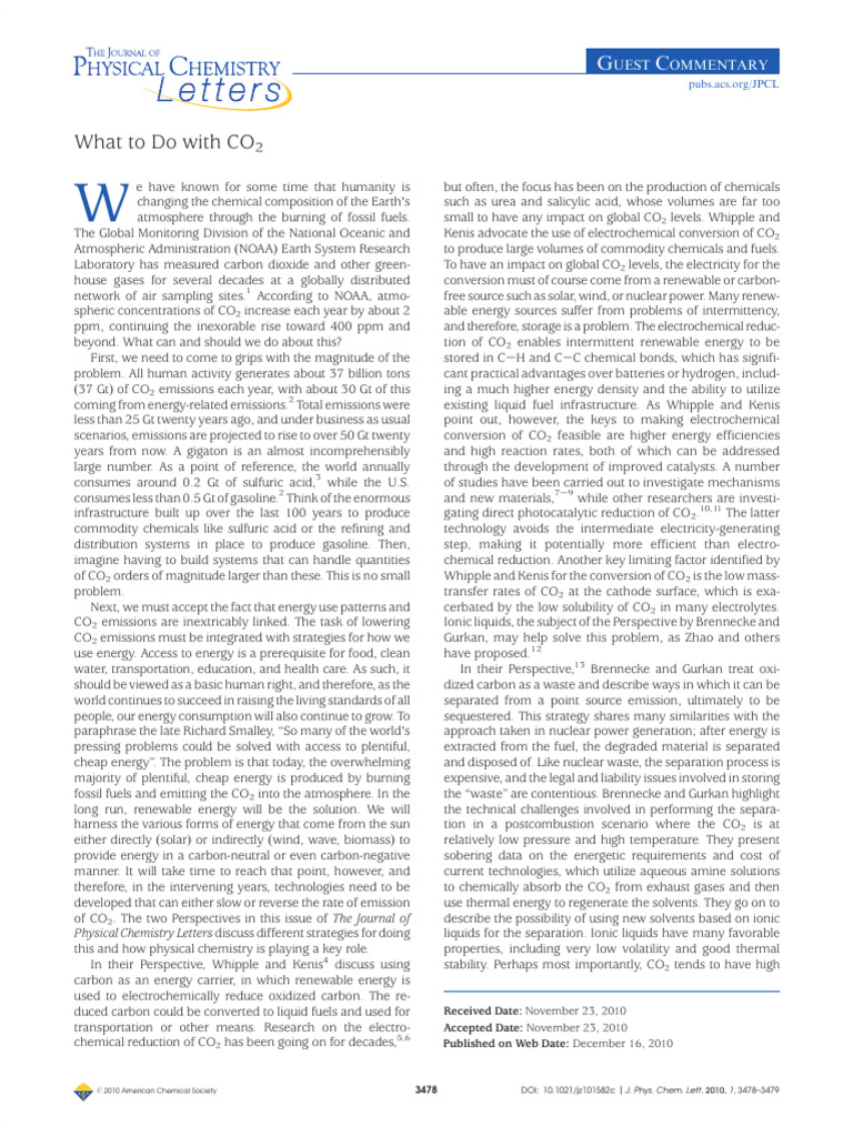 Strategies for CO2 Emission Reduction | PDF | Carbon Dioxide ...