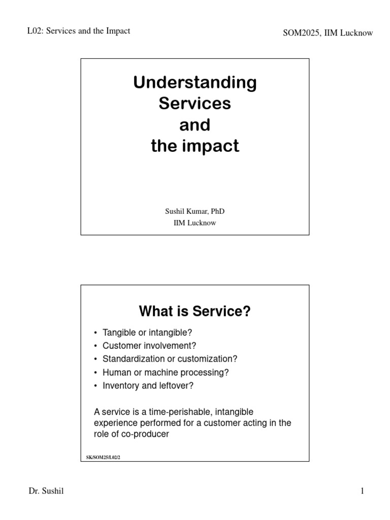 Understanding Service Management Dynamics | PDF | Goods | Economies