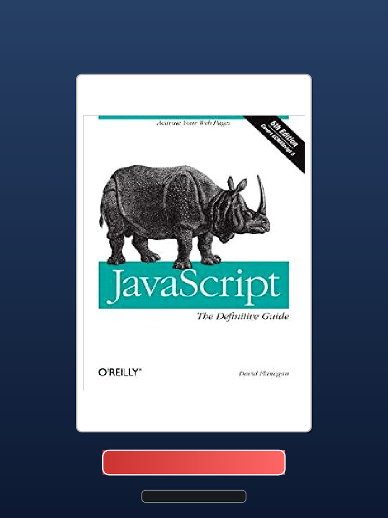 JavaScript The Definitive Guide Activate Your Web Pages Definitive ...