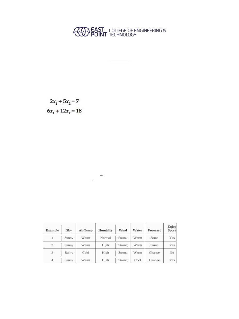 Machine Learning Question Bank Module-2 | PDF | Machine Learning ...