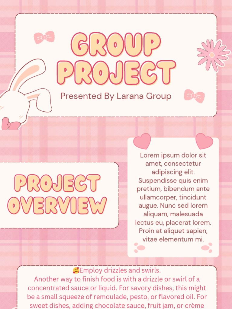 Pink Yellow Pastel Cute Funny Group Project Presentation - 20240416 ...