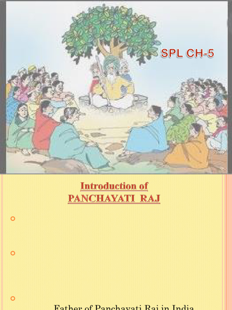 Ch-5 Panchayati Raj System | PDF | Government Of India | Government