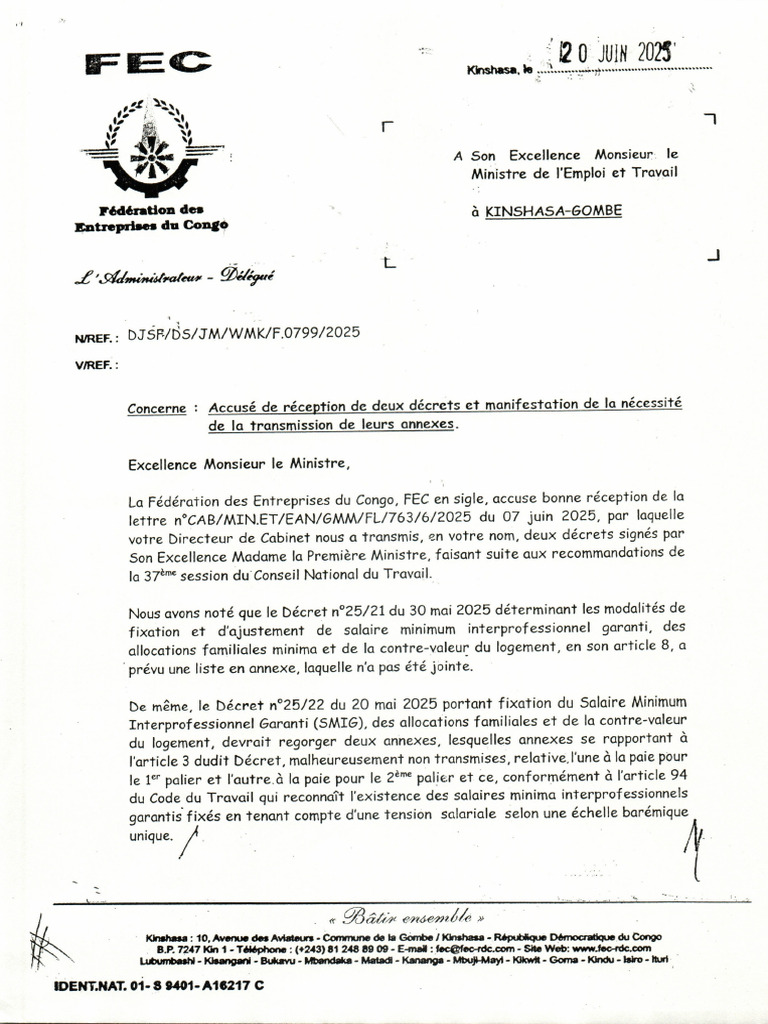 2.FEC Letter.0799 2025 | PDF