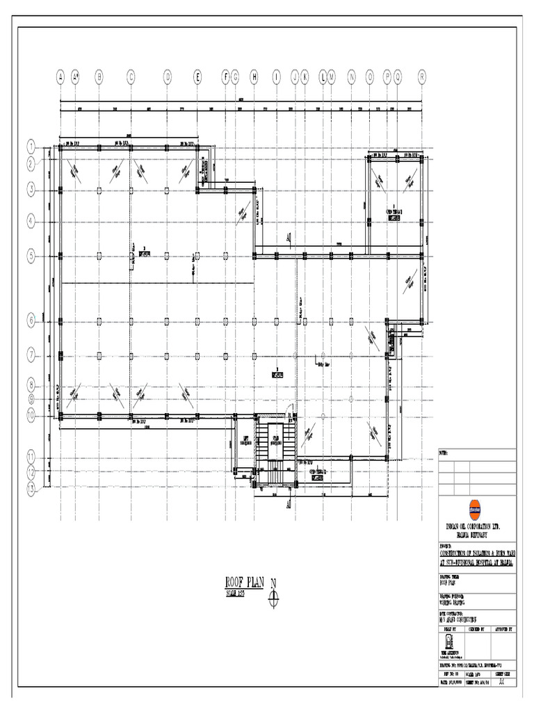 Isolation & Burn Ward at Haldia (ROOF PLAN) 16.12.23-Model - PDF 04 | PDF