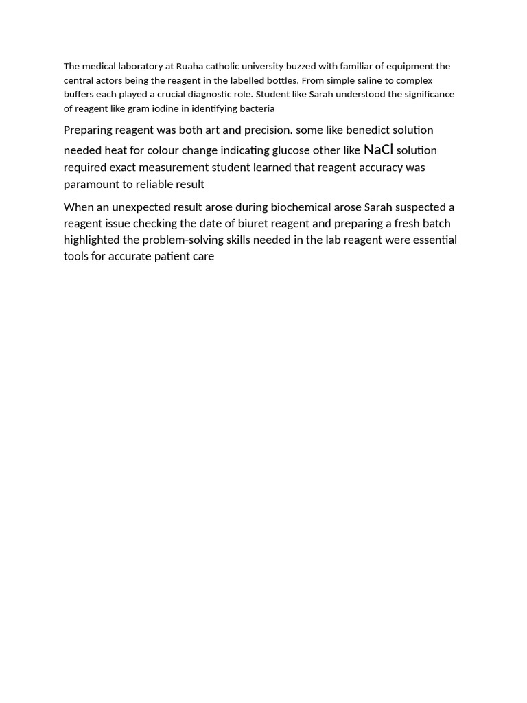 Chemical Reagent | PDF