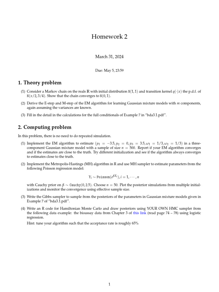 HW 2 | PDF