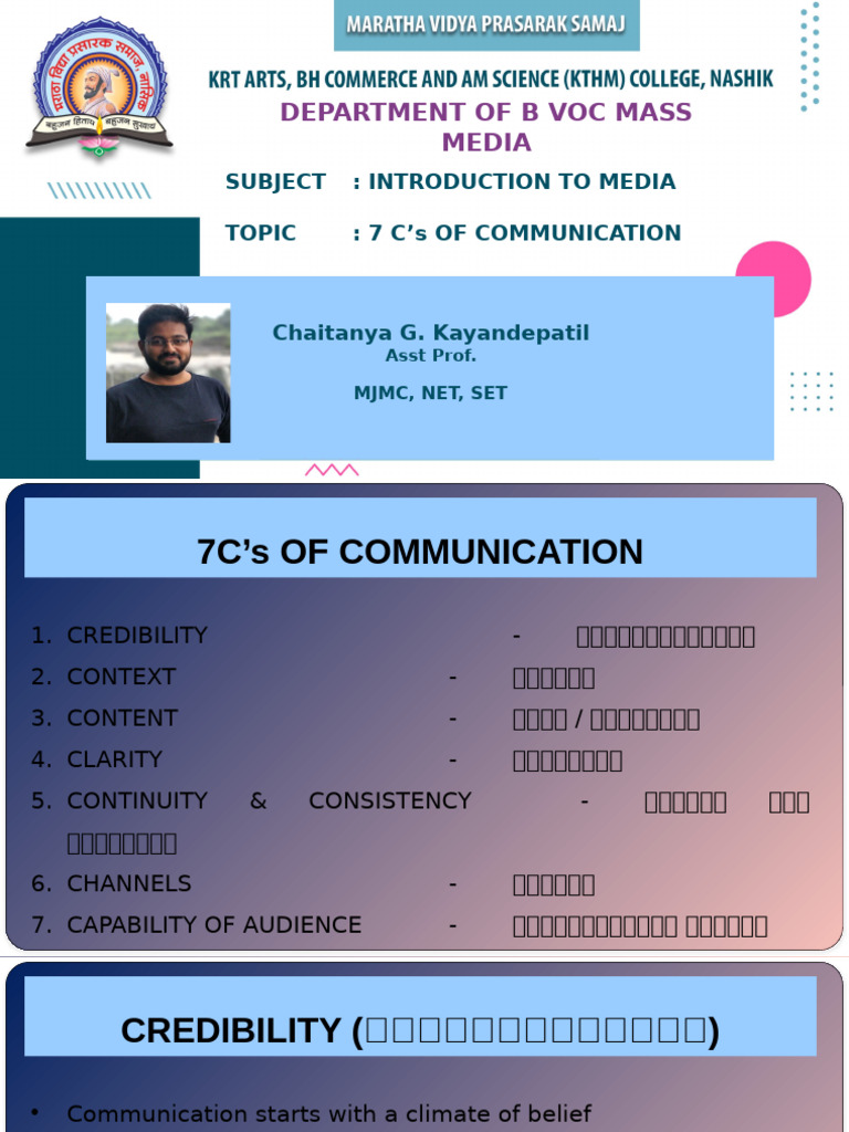 Understanding the 7 C's of Communication | PDF