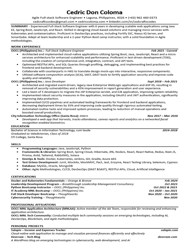 Cedric Don Coloma Resume 2024 - 1